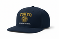 Tokyo Cap with Dyukon Global gold globe logo