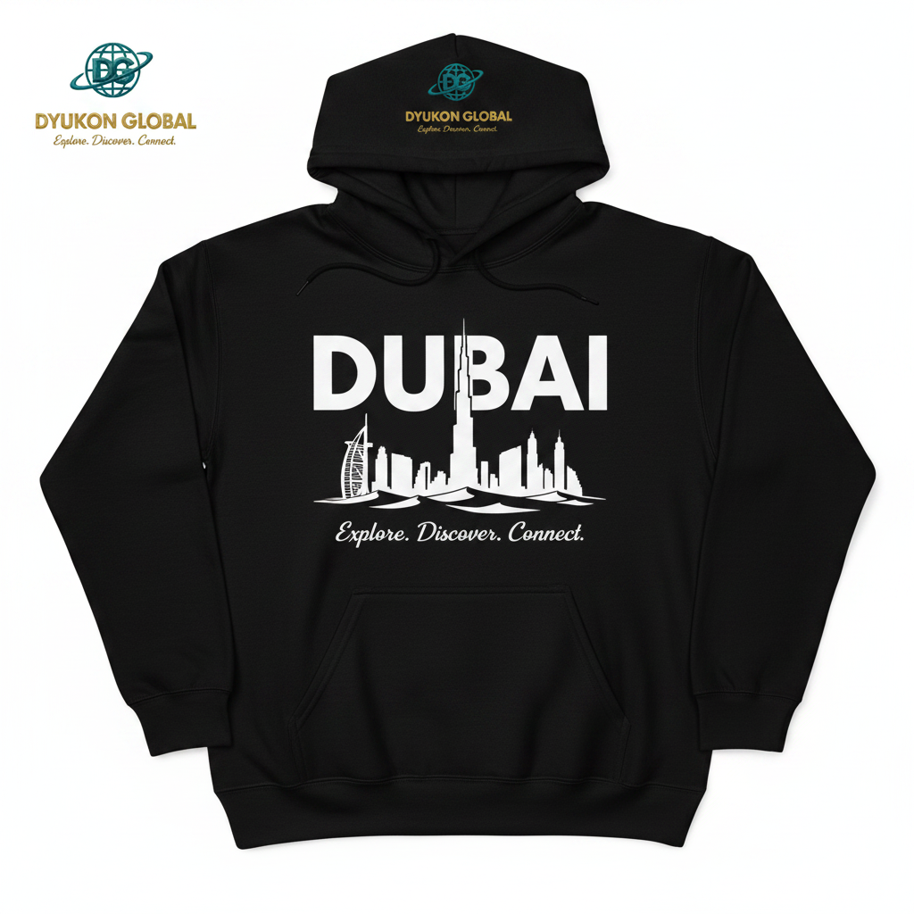 Dubai City Hoodie - Dyukon Global, Explore. Discover. Connect.
