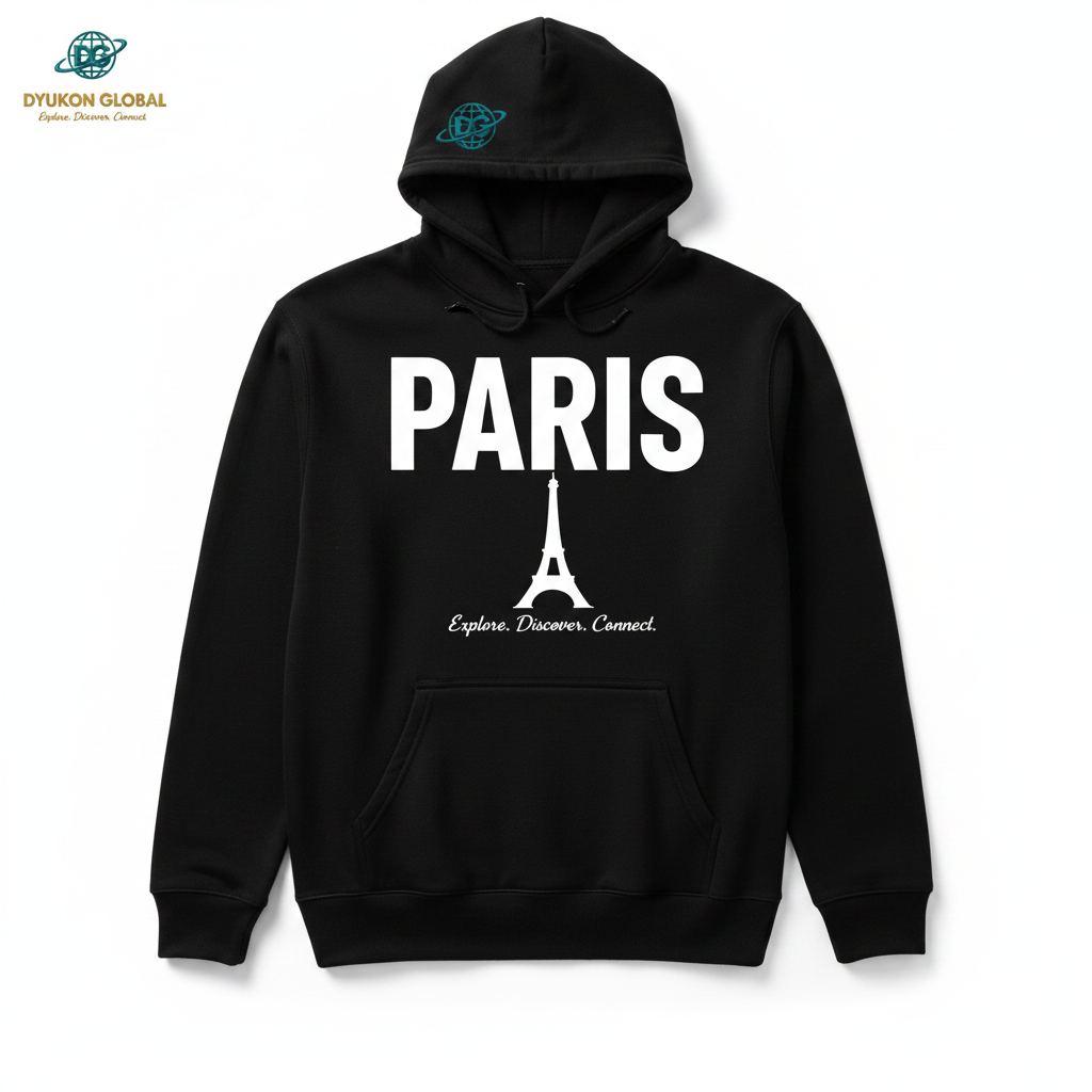 Paris City Hoodie - Dyukon Global, Explore. Discover. Connect.