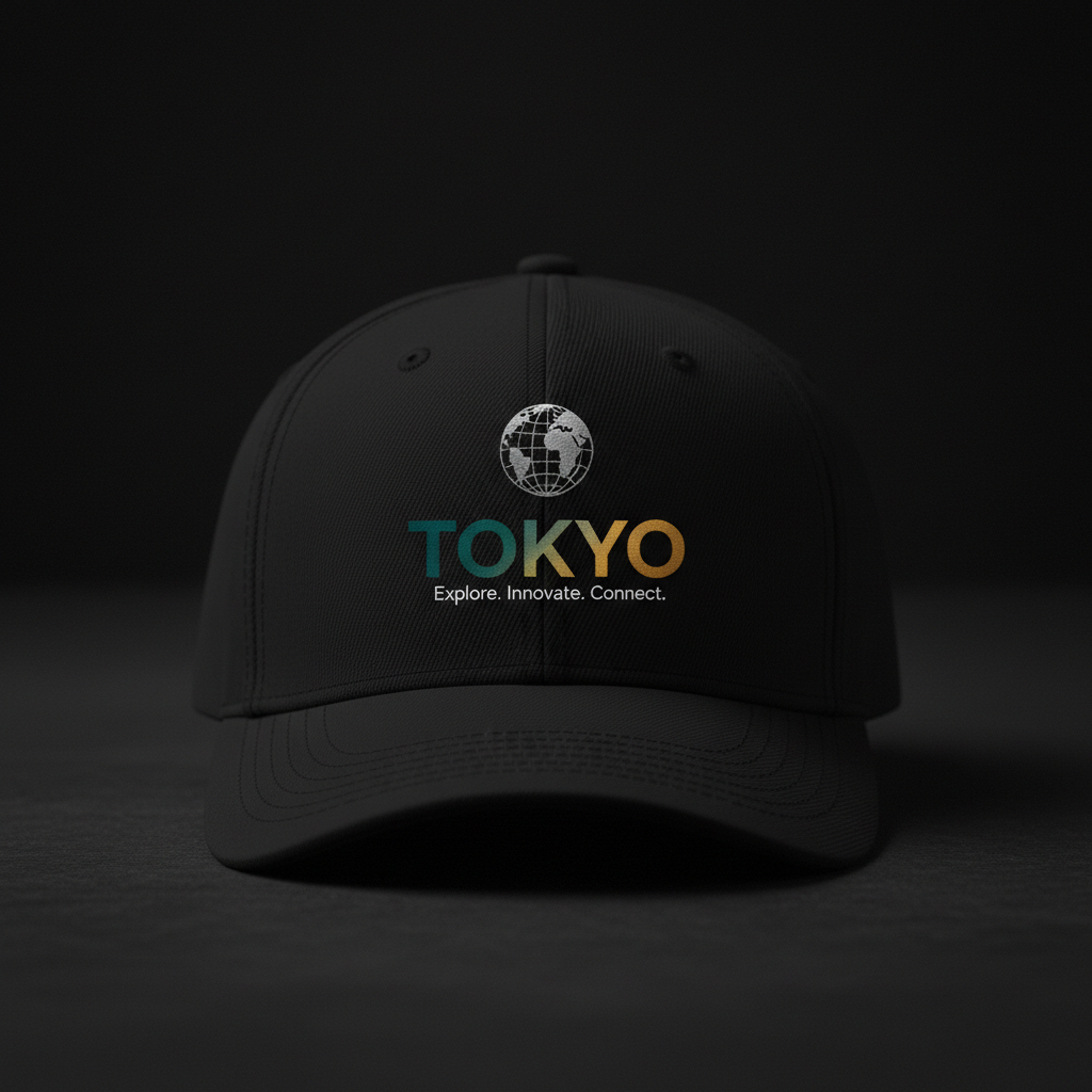 Tokyo Cap — DG logo, TOKYO, and motto