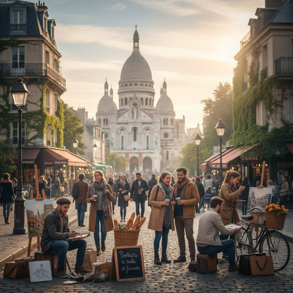 Montmartre Sacre Coeur Paris