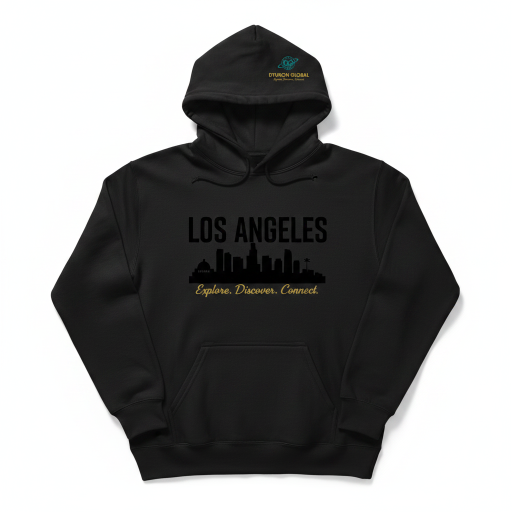 Los Angeles City Hoodie - Dyukon Global, Explore. Discover. Connect.