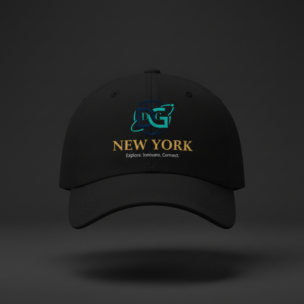 Dyukon Global New York Cap with DG logo and city branding