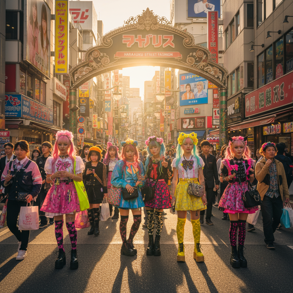 Harajuku street fashion Tokyo