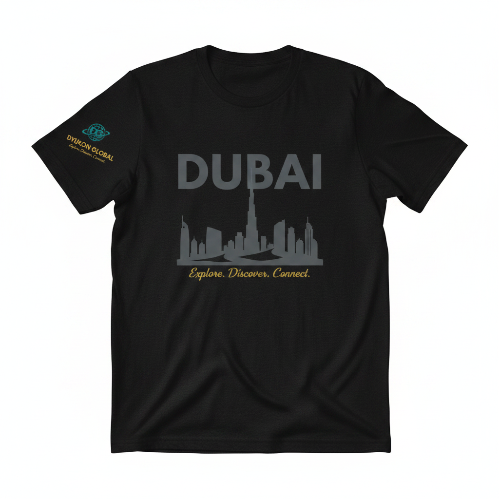 Dubai City Tee - Dyukon Global, Explore. Discover. Connect.
